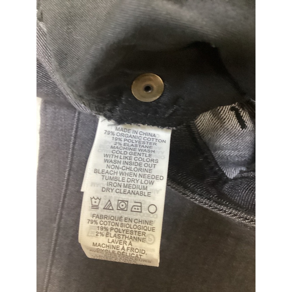 Prana Kayla High Rise Jean Womens 10 Short Dark Grey Stretch Denim 1968371 NWT - Picture 4 of 6